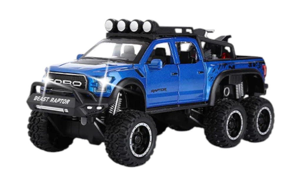 Ford F-150 Raptor 6x6 Diecast Scale Model Car - large