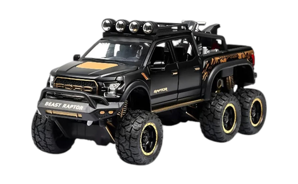Ford F-150 Raptor 6x6 Diecast Scale Model Car - large