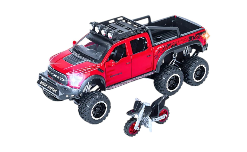 Ford F-150 Raptor 6x6 Diecast Scale Model Car - large