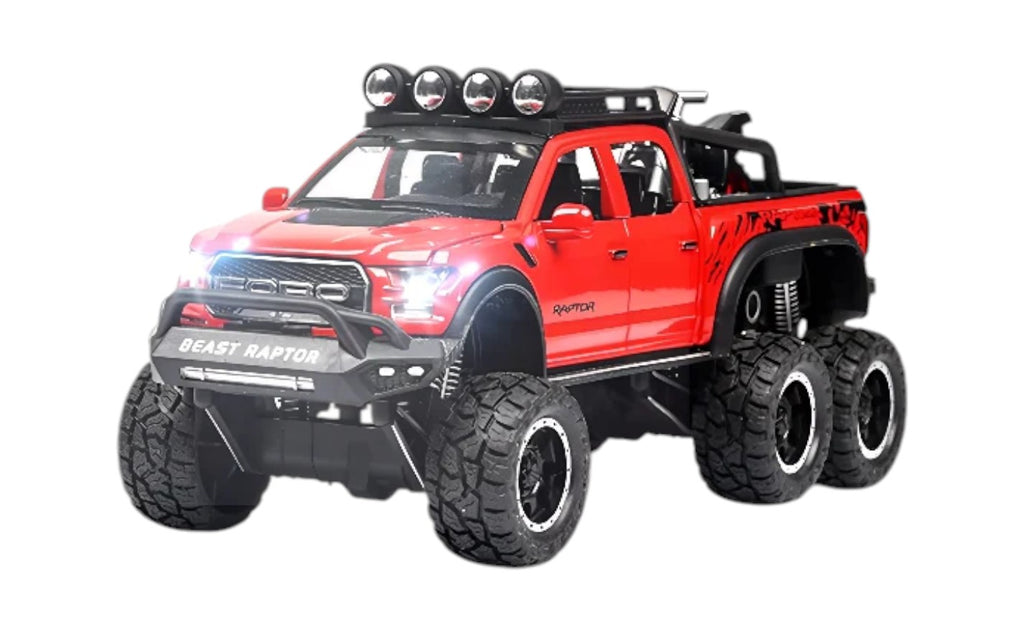 Ford F-150 Raptor 6x6 Diecast Scale Model Car - large