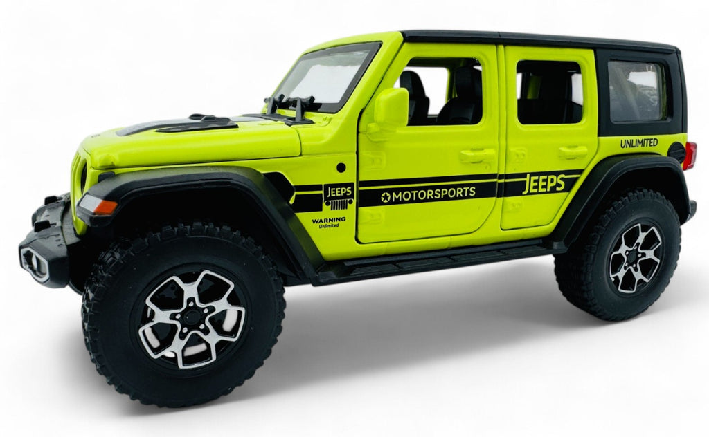 Jeep Wrangler Diecast Scale Model Car - Regular