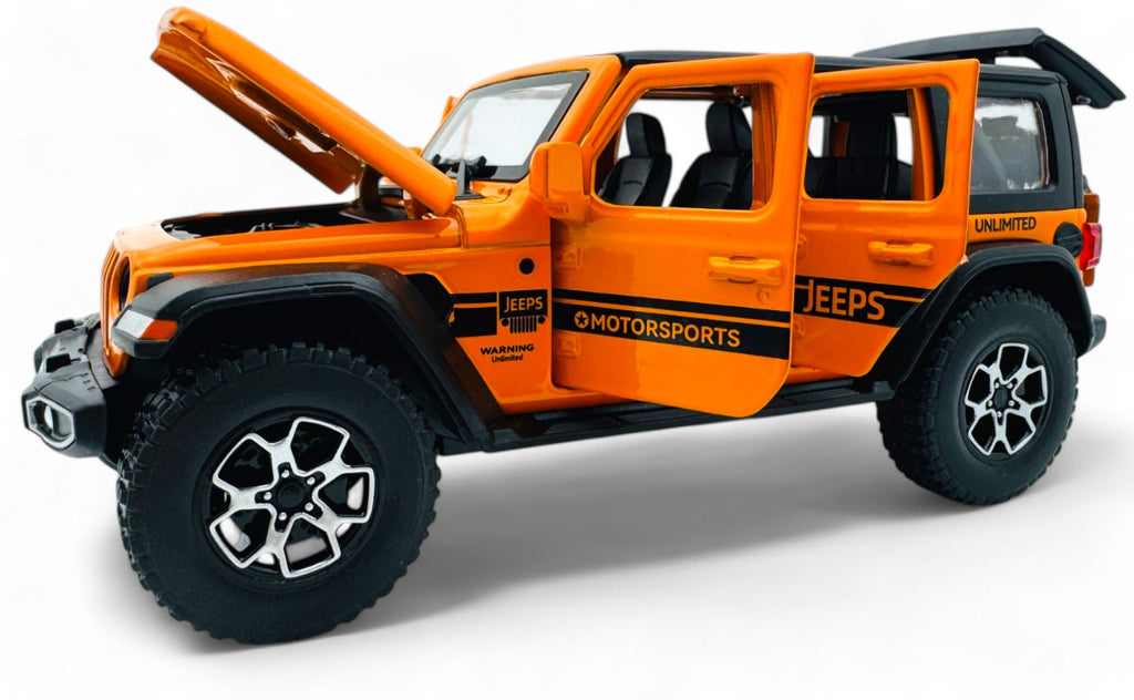 Jeep Wrangler Diecast Scale Model Car - Regular