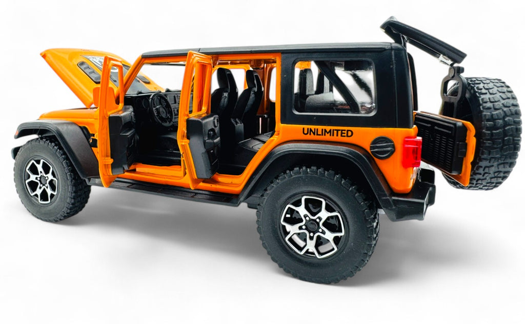 Jeep Wrangler Diecast Scale Model Car - Regular