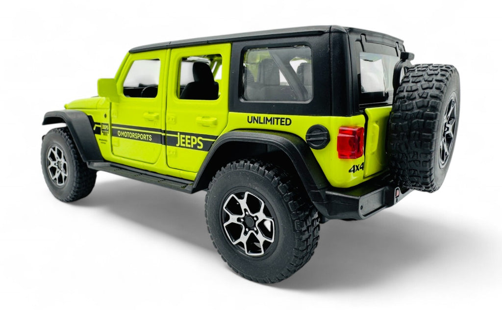 Jeep Wrangler Diecast Scale Model Car - Regular