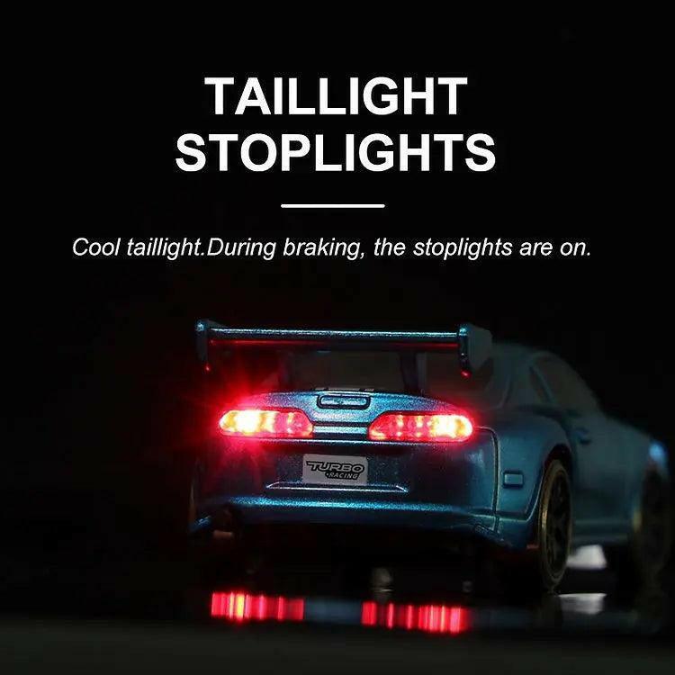 NanoDrift C61 PRO – 1:76 Precision Micro Drift Car (Purple)