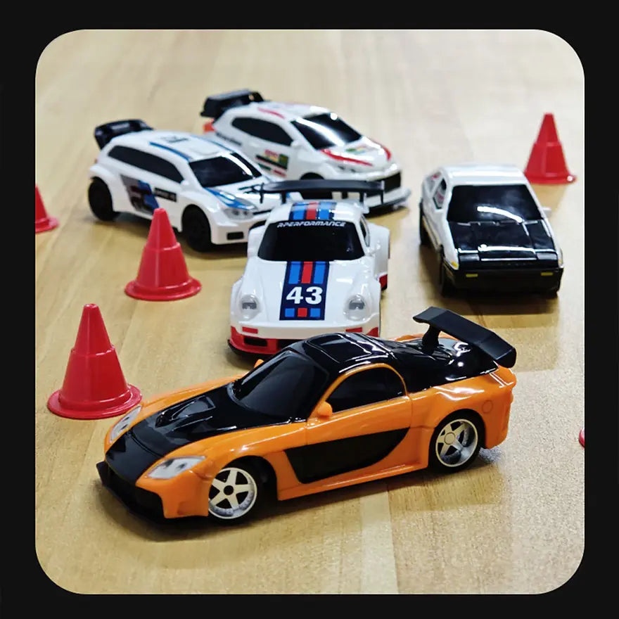 MicroDrift MCL43 – 1:43 Gyro Drift RC Car (Orange McLaren Edition)