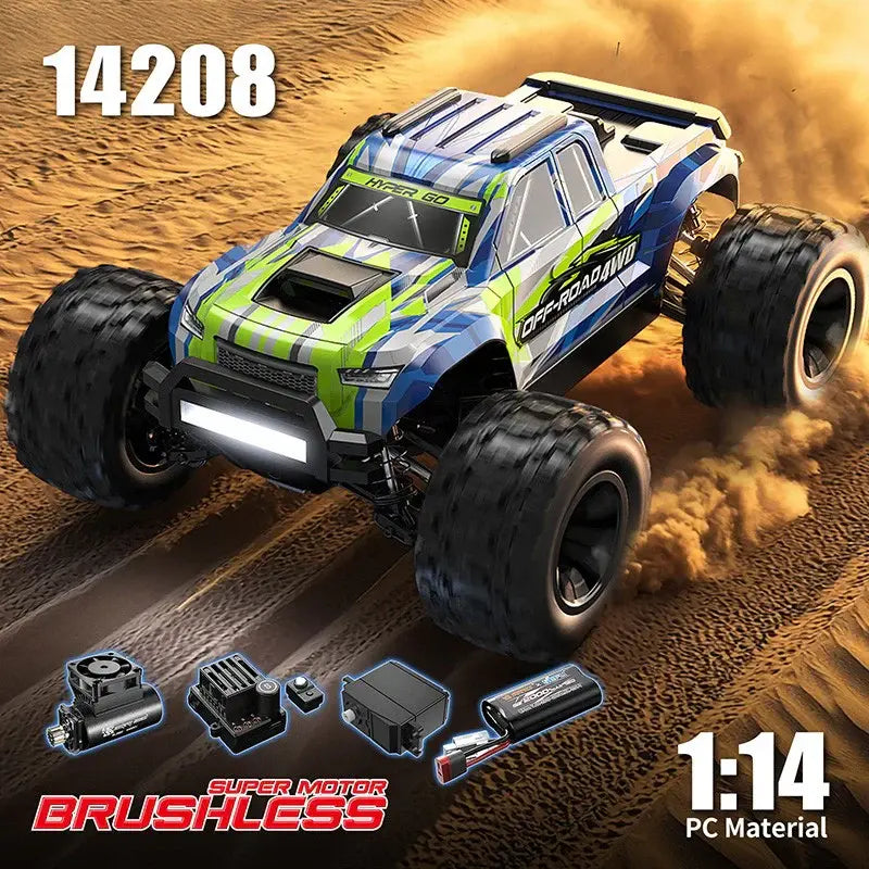 Titan TrailRunner X14 – 1/14 Brushless Off-Road Big-Tyre RC Monster Truck
