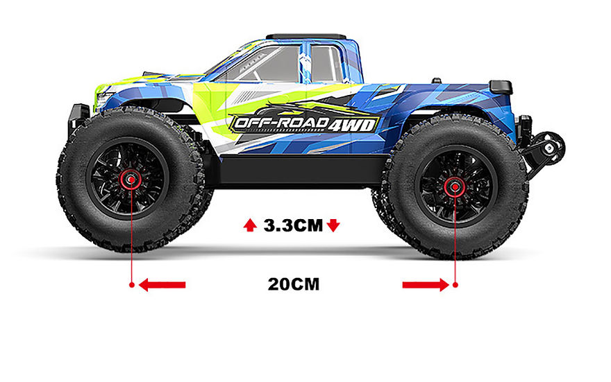 Titan TrailRunner X14 – 1/14 Brushless Off-Road Big-Tyre RC Monster Truck