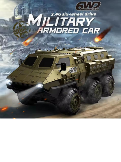 V-Guard Six-Wheel Drive Military Armored RC Vehicle – 1:16 Scale