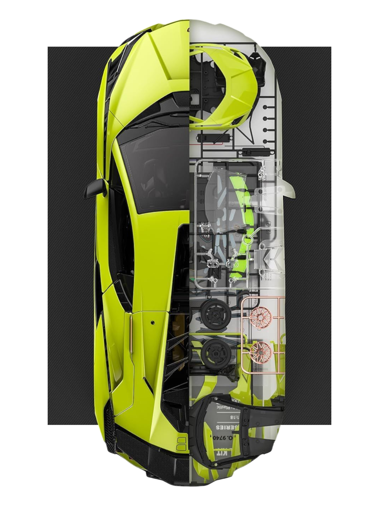 Remote Control SIAN FKP 37 Lamborghini – 1:18 Assembly Model Kit