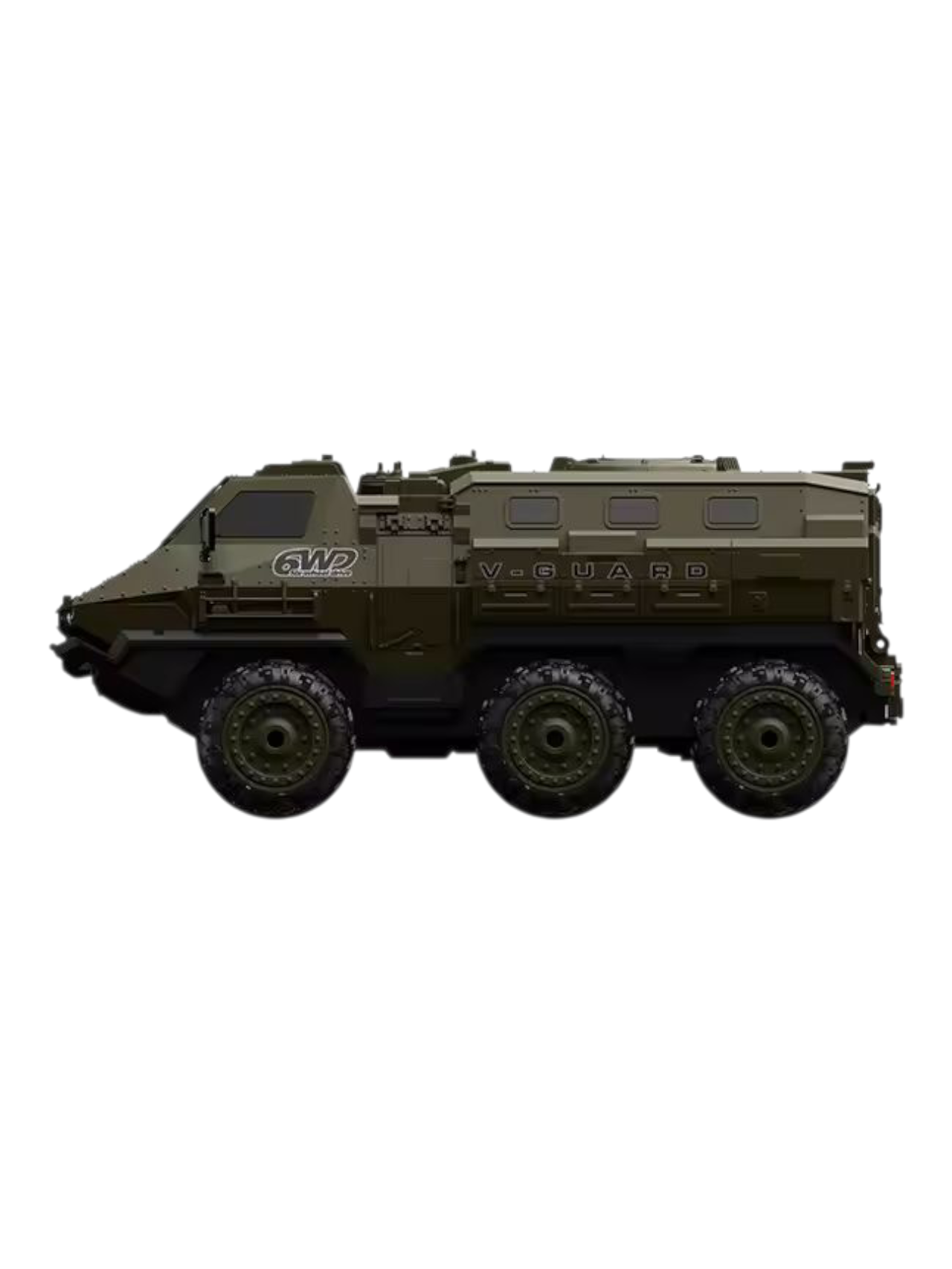 V-Guard Six-Wheel Drive Military Armored RC Vehicle – 1:16 Scale