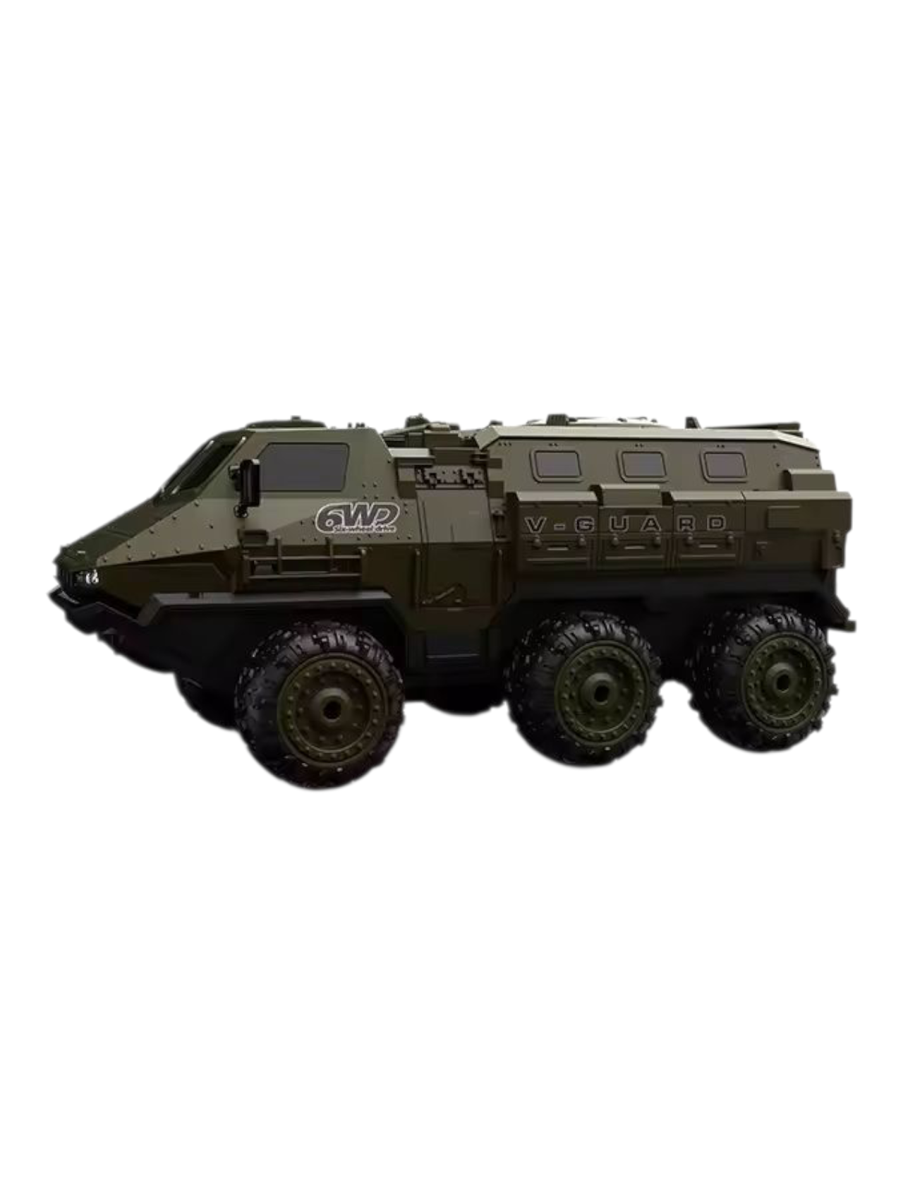 V-Guard Six-Wheel Drive Military Armored RC Vehicle – 1:16 Scale