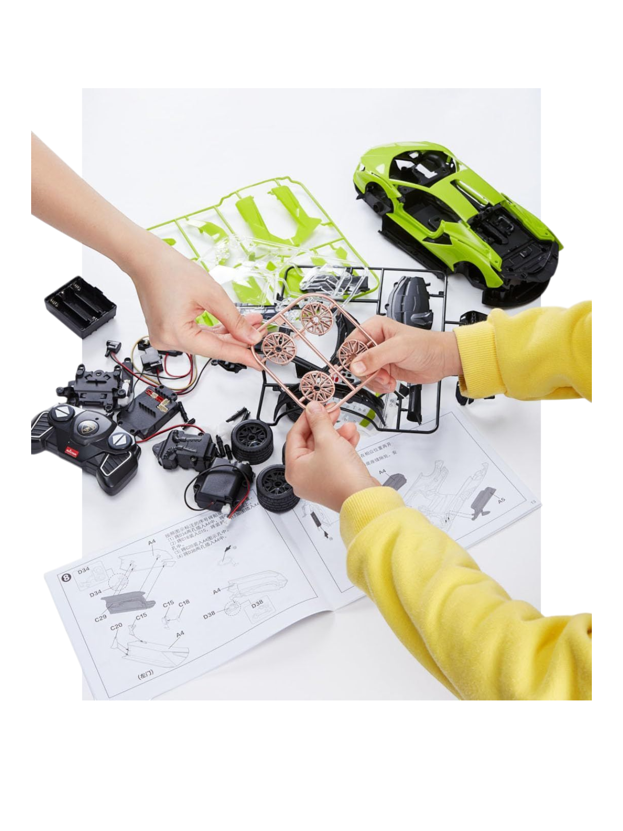 Remote Control SIAN FKP 37 Lamborghini – 1:18 Assembly Model Kit