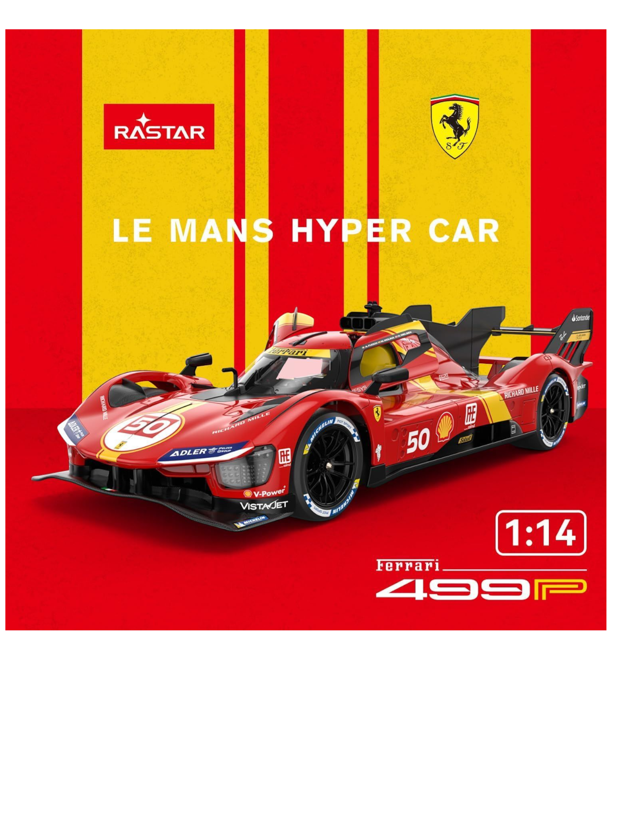 Ferrari 499 P Remote Control 1:14 Scale
