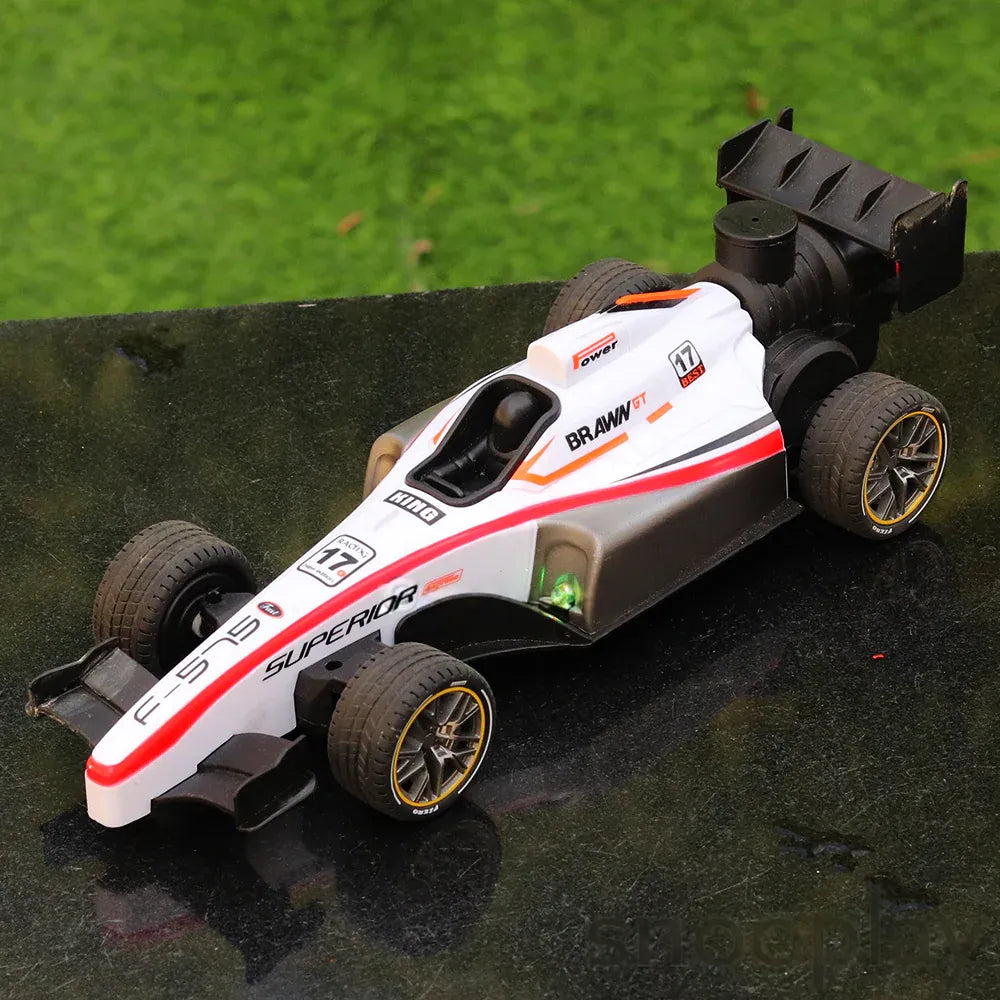 Speed Formula RC Car with Spray Effect & LED Lights